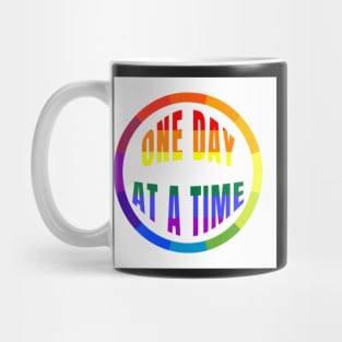 One Day At a Time Sticker Gifts Mug